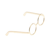 Maxbell 1 / 6 soldier accessories glasses 2.6x2.3cm gold