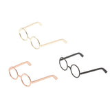 Maxbell 1 / 6 soldier accessories glasses 2.6x2.3cm gold