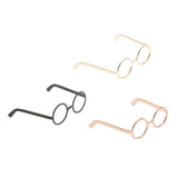 Maxbell 1 / 6 soldier accessories glasses 2.6x2.3cm gold