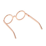 Maxbell 1 / 6 soldier accessories glasses 2.6x2.3cm rose gold