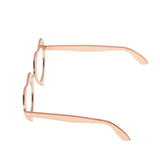Maxbell 1 / 6 soldier accessories glasses 2.2x2.5cm rose gold