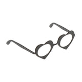 Maxbell 1 / 6 soldier accessories glasses 2.2x2.5cm black