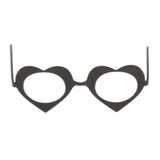 Maxbell 1 / 6 soldier accessories glasses 2.2x2.5cm black