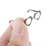 Maxbell 1 / 6 soldier accessories glasses 2.2x2.5cm black