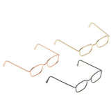 Maxbell 1 / 6 soldier accessories glasses 2.3x2.3cm gold