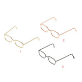 Maxbell 1 / 6 soldier accessories glasses 2.3x2.3cm gold