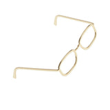 Maxbell 1 / 6 soldier accessories glasses 2.3x2.3cm gold