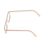 Maxbell 1 / 6 soldier accessories glasses 2.3x2.3cm rose gold