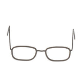 Maxbell 1 / 6 soldier accessories glasses 2.3x2.3cm black
