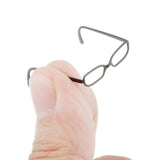 Maxbell 1 / 6 soldier accessories glasses 2.2x2.2cm black