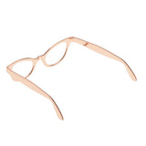 Maxbell 1 / 6 soldier accessories glasses 2.7x2.5cm Rose Gold