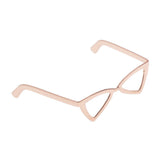 Maxbell 1 / 6 soldier accessories glasses 2.3x2.5cm rose gold