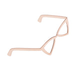 Maxbell 1 / 6 soldier accessories glasses 2.3x2.5cm rose gold