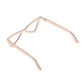 Maxbell 1 / 6 soldier accessories glasses 2.3x2.5cm rose gold