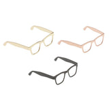 Maxbell 1 / 6 soldier accessories glasses 2.6x2.5cm gold