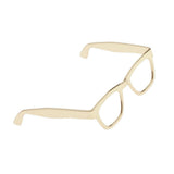 Maxbell 1 / 6 soldier accessories glasses 2.6x2.5cm gold