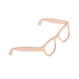 Maxbell 1 / 6 soldier accessories glasses 2.6x2.5cm rose gold
