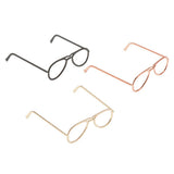 Maxbell 1 / 6 soldier accessories glasses 2.6x2.4cm gold
