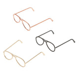 Maxbell 1 / 6 soldier accessories glasses 2.6x2.4cm gold