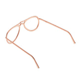 Maxbell 1 / 6 soldier accessories glasses 2.6x2.4cm rose gold
