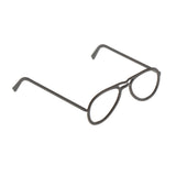Maxbell 1 / 6 soldier accessories glasses 2.6x2.4cm black