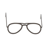 Maxbell 1 / 6 soldier accessories glasses 2.6x2.4cm black