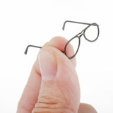Maxbell 1 / 6 soldier accessories glasses 2.6x2.4cm black