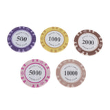 Maxbell Classic Poker Chips Set Casino Supply Token Hilarious Family Games Accs F