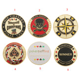 Maxbell Metal Banker Chips Press Card Poker Chips Accessories Commemorative Coins A