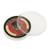 Maxbell Metal Banker Chips Press Card Poker Chips Accessories Commemorative Coins F
