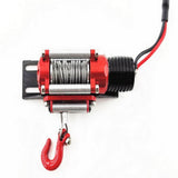 Maxbell Metal Remote Control Wired Winch Set For 1/10 RC Rock Crawler Car Upgrade