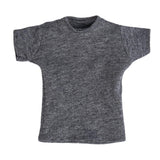 Maxbell 1pc 1/6 Men T-shirt Male Soldier Clothing for HT 12in Doll Toys Accessories dark gray