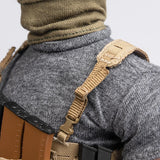 Maxbell 1pc 1/6 Men T-shirt Male Soldier Clothing for HT 12in Doll Toys Accessories dark gray