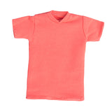 Maxbell 1pc 1/6 Men T-shirt Male Soldier Clothing for HT 12in Doll Toys Accessories orange