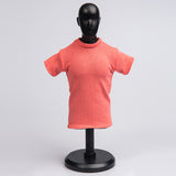Maxbell 1pc 1/6 Men T-shirt Male Soldier Clothing for HT 12in Doll Toys Accessories orange