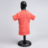 Maxbell 1pc 1/6 Men T-shirt Male Soldier Clothing for HT 12in Doll Toys Accessories orange
