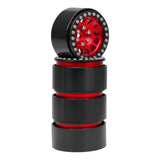 Max Maxb 4pc 1.9" Beadlock Wheels Rims for Axial SCX10 II 90046 Traxxas TRX4 D90 HPI