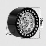 Max Maxb Plating Wheel Rim 1.9inch 4P for RC Axial SCX10 Traxxas TRX4 1/10 Car