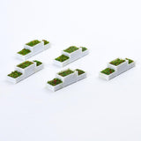 Maxbell 5pcs E Flower Beds Plants Mini Landscape Fairy Garden Dollhouse Decor 1/200