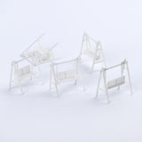 Maxbell DIY Fairy Garden Kit Swing Chair Accessories Decor Miniature Dollhouse 1:50