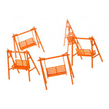 Maxbell Plastic Swing Chair Dollhouse Miniature Furniture Toy Decor OO Scale 1:75