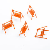Maxbell Plastic Swing Chair Dollhouse Miniature Furniture Toy Decor OO Scale 1:75