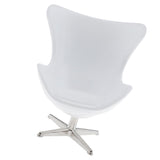 Maxbell Stylish Plastic 1/6 Chair Furniture Playsets for Dollhouse Toys White