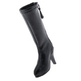 Maxbell 1 Pair of Dolls Boot Shoes for 1/6 Blythe BJD Licca/Momoko/Azone Dress Black