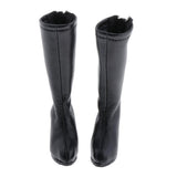 Maxbell 1 Pair of Dolls Boot Shoes for 1/6 Blythe BJD Licca/Momoko/Azone Dress Black