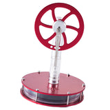 Maxbell Low Temperature Flywheel Stirling Engine Motor Steam Heat Model Red
