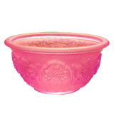Maxbell Holy Water Bowl 8 Auspicious Glass Water Cup for Worship Buddha Cup Pink