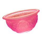 Maxbell Holy Water Bowl 8 Auspicious Glass Water Cup for Worship Buddha Cup Pink