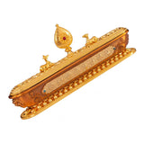Maxbell Tibetan Nepal Handmade Metal Incense Burner Stick Burning Long Incense Box