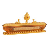 Maxbell Tibetan Nepal Handmade Metal Incense Burner Stick Burning Long Incense Box